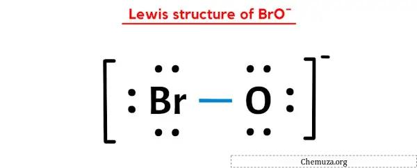 BrO-のルイス構造