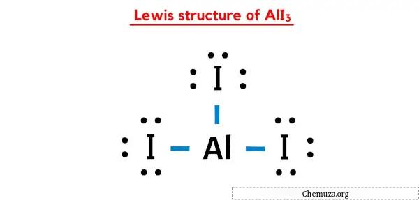 Lewis-Struktur von AlI3