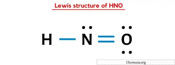 Estrutura de Lewis do HNO