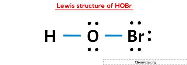 structure de Lewis de HBrO