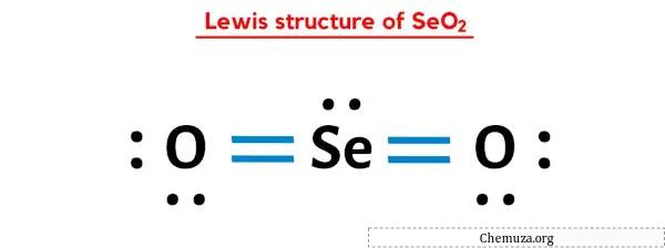 Estrutura de Lewis do SeO2