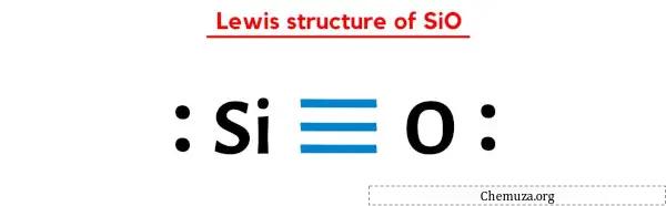 Lewis-structuur van SiO