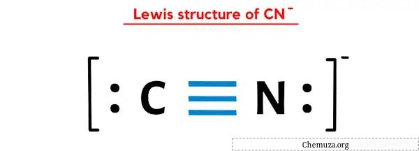 Structure de Lewis de CN-