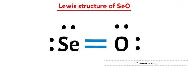 structure de Lewis de SeO