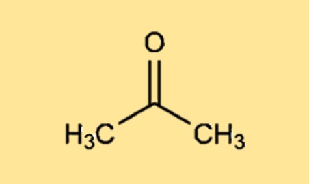 struttura dell'acetone