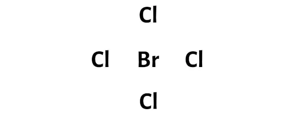 BrCl4- الخطوة 1