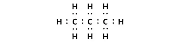 C3H8 (البروبان) الخطوة 2