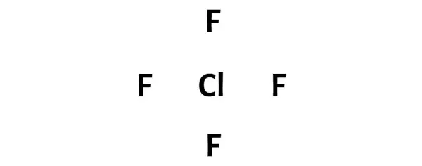 ClF4-langkah 1