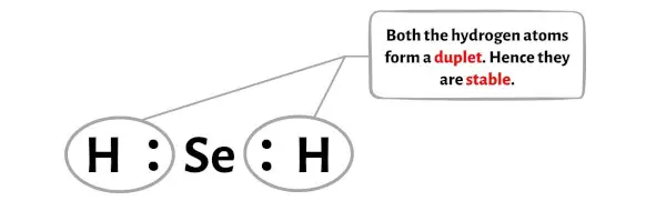 H2Se الخطوة 3