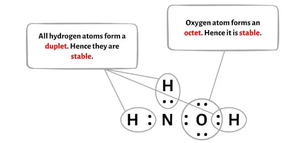 NH2OH الخطوة 3