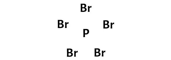 PBr5 الخطوة 1