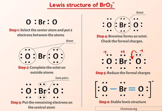 BrO2- Structure de Lewis