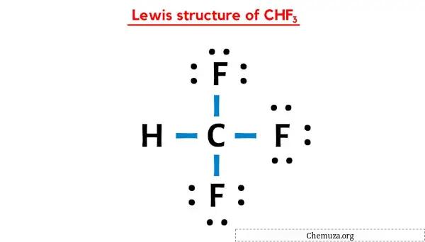 Lewis-Struktur von 3 CHF