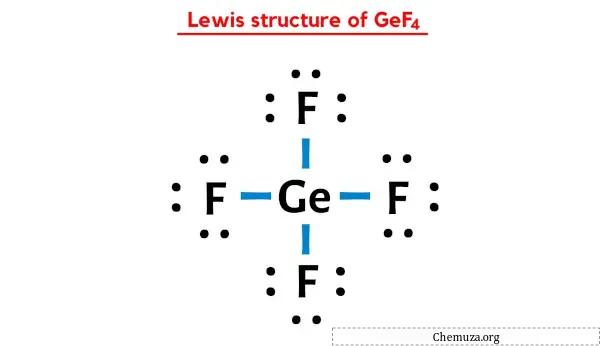 Struktur Lewis GeF4