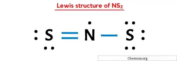 structure de Lewis de NS2