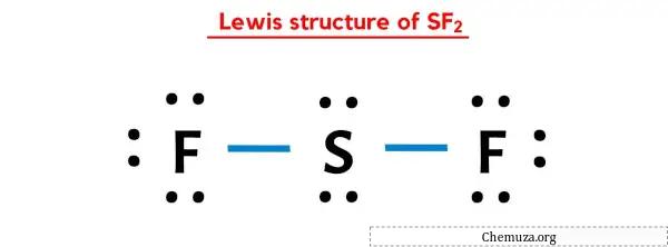SF2的路易斯结构