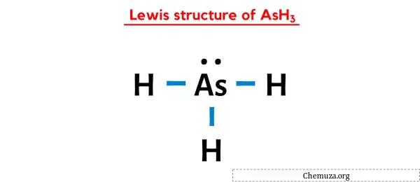 Lewis-structuur van AsH3