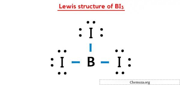 BI3のルイス構造