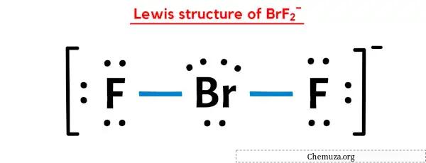 BrF2-'nin Lewis yapısı