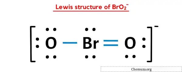 هيكل لويس لـ BrO2-