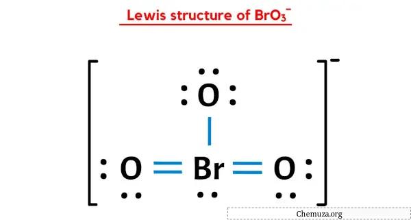 هيكل لويس لـ BrO3-