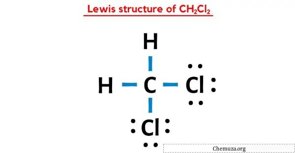 Structure de Lewis de CH2Cl2