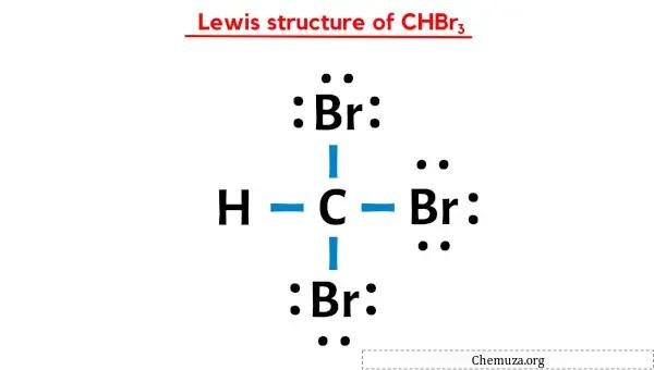 CHBr3 のルイス構造