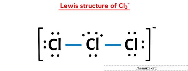 Estrutura de Lewis de Cl3-