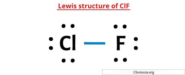 structure de Lewis de ClF