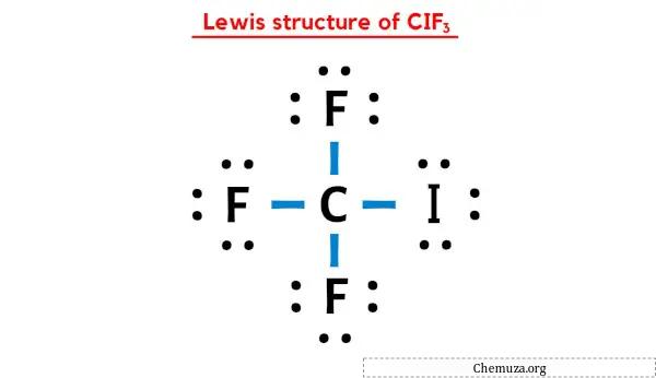 Estrutura de Lewis de ClF3