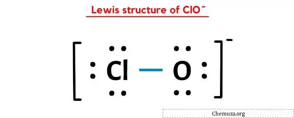 Structure de Lewis de ClO-