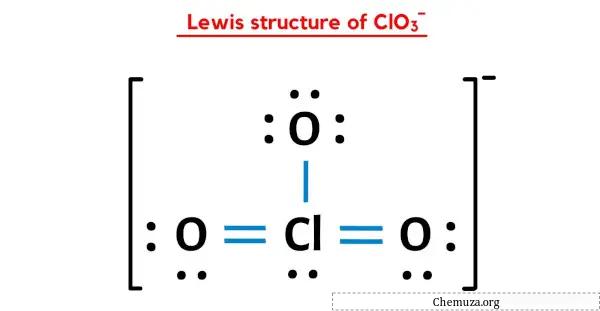Structure de Lewis de ClO3-