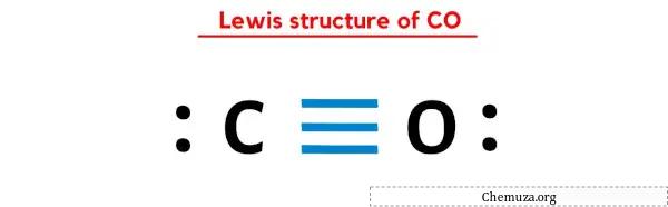 Structure de Lewis du CO