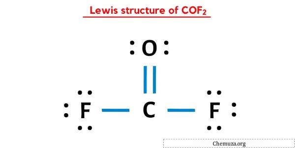 Estrutura de Lewis do COF2