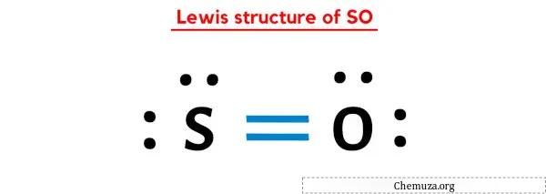 Lewis-Struktur von SO