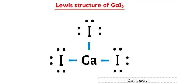 structure de Lewis de GaI3
