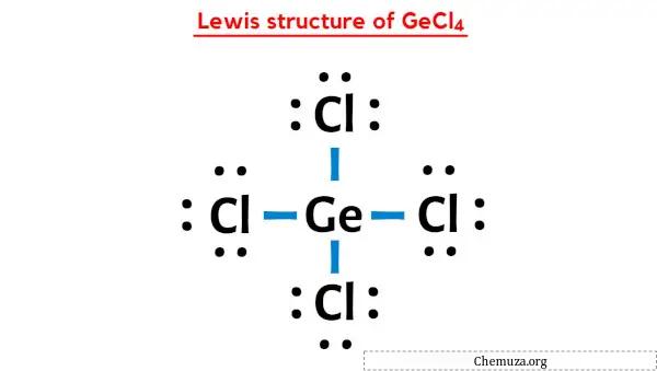 GeCl4 のルイス構造