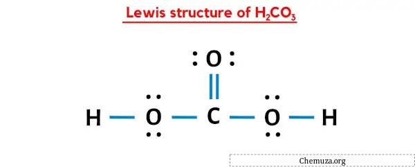 H2CO3的路易斯结构