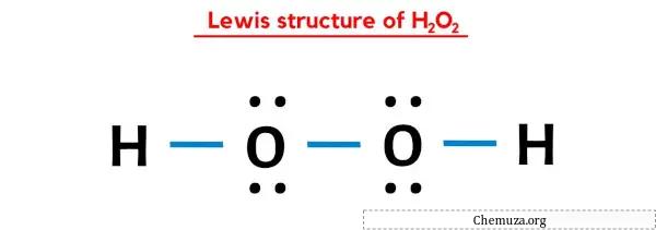 Structure de Lewis de H2O2