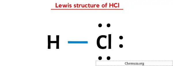 Structure de Lewis de HCl