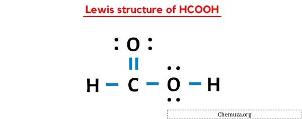 HCOOHのルイス構造