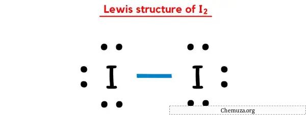 Estrutura de Lewis de I2