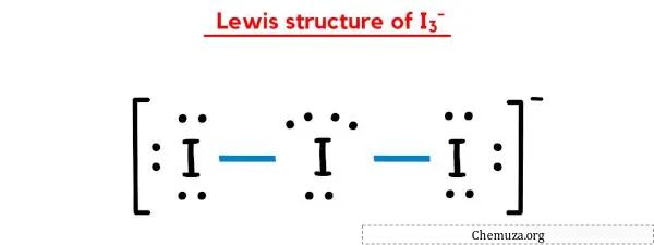 Estrutura de Lewis de I3-