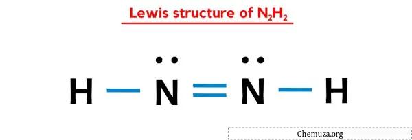 Structure de Lewis de N2H2