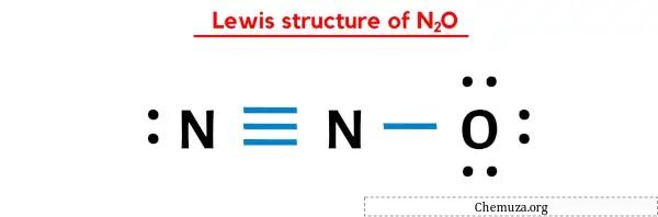 Struttura di Lewis di N2O