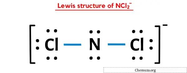 Estrutura de Lewis de NCl2-