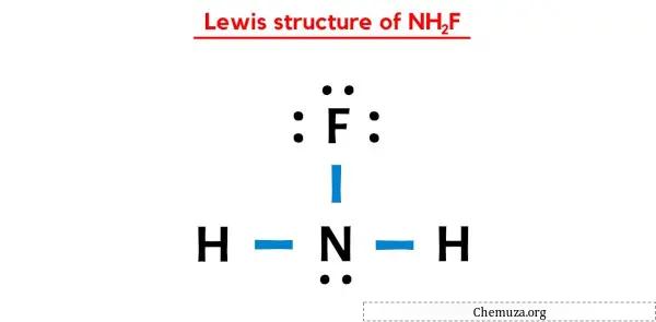 structure de Lewis de NH2F