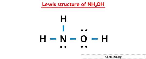 Lewis-Struktur von NH2OH