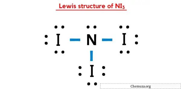 Estrutura de Lewis do NI3