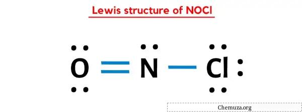 Structure de Lewis de NOCl